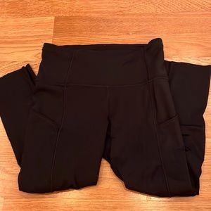 lululemon fast and free capri leggings 4